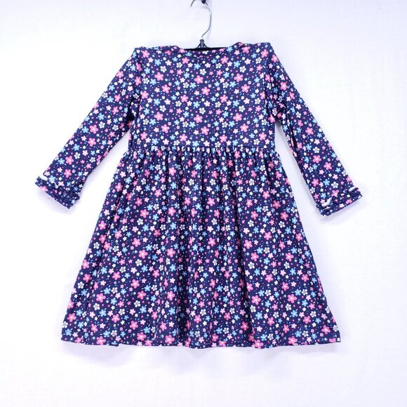 Blueberi Boulevard Kids Floral Colorful Fun Casual Fit and Flare Dress Size 4t - Picture 12 of 15